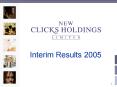 Interim Results 2005 PowerPoint PPT Presentation