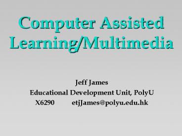 presentation player overlay