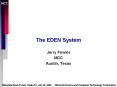 The EDEN System PowerPoint PPT Presentation