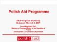 Polish Aid Programme PowerPoint PPT Presentation