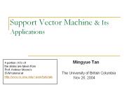 Support Vector Machine