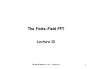 The Finite-Field FFT