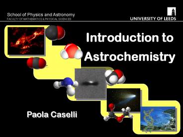 Introduction to Astrochemistry Astrochemistry | ACS In Focus