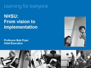 NHSU The Emerging Vision