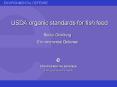 USDA organic standards for fish feed PowerPoint PPT Presentation