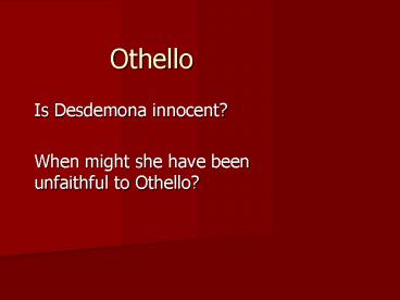 Othello