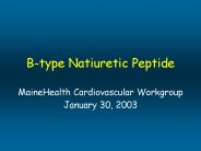 B-type Natiuretic Peptide