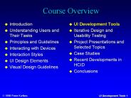 Course Overview