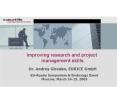 Improving research and project management skills PowerPoint PPT Presentation