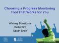 Choosing a Progress Monitoring Tool That Works for You PowerPoint PPT Presentation