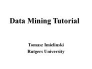 Data Mining Tutorial
