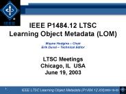 IEEE P1484'12 LTSC