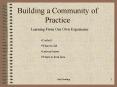 Building a Community of Practice PowerPoint PPT Presentation