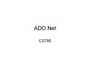 ADO.Net