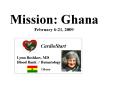 Mission: Ghana PowerPoint PPT Presentation