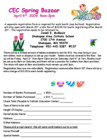 presentation player overlay