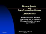 Message Queuing 