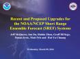 Recent and Proposed Upgrades for the NOAA/NCEP Short Range Ensemble Forecast (SREF) Systems  Jeff McQueen, Jun Du, Binbin Zhou, Geoff DiMego, Dusan Jovic, Matt Pyle and Hui-Ya Chuang   Wednesday, March 09, 2016 PowerPoint PPT Presentation