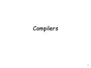 Compilers