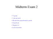 Midterm Exam 2