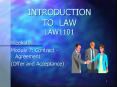 INTRODUCTION TO LAW LAW1101 PowerPoint PPT Presentation