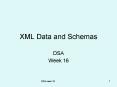 XML Data and Schemas PowerPoint PPT Presentation
