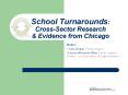 School Turnarounds: Cross-Sector Research PowerPoint PPT Presentation