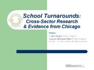School Turnarounds: Cross-Sector Research