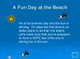 A Fun Day at the Beach PowerPoint PPT Presentation