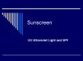 Sunscreen PowerPoint PPT Presentation