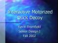 Interactive Motorized Duck Decoy PowerPoint PPT Presentation