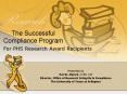 The Successful Compliance Program PowerPoint PPT Presentation