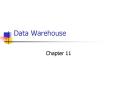 Data Warehouse PowerPoint PPT Presentation