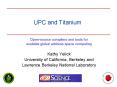 UPC and Titanium PowerPoint PPT Presentation