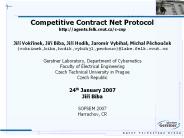 Competitive Contract Net Protocol