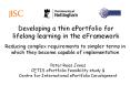 Developing a thin ePortfolio for lifelong learning in the eFramework PowerPoint PPT Presentation