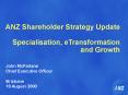 ANZ Shareholder Strategy Update PowerPoint PPT Presentation