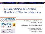 Design Framework for Partial Run-Time FPGA Reconfiguration