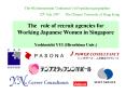 The role of recruit agencies for Working Japanese Women in Singapore Yoshimichi YUI Hiroshima Univ' PowerPoint PPT Presentation