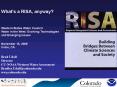 Whats a RISA, anyway PowerPoint PPT Presentation