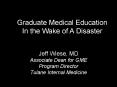 Jeff Wiese, MD Associate Dean for GME Program Director Tulane Internal Medicine PowerPoint PPT Presentation