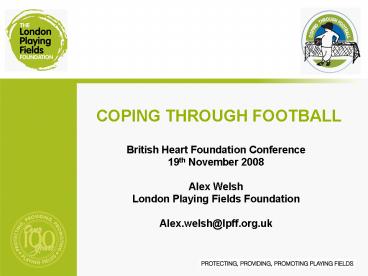 COPING THROUGH FOOTBALL