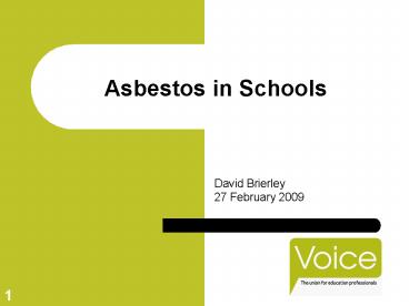 Asbestos in Schools