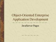 Object-Oriented Enterprise Application Development