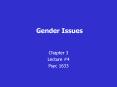Gender Issues PowerPoint PPT Presentation