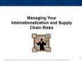 Managing Your Internationalization and Supply Chain Risks PowerPoint PPT Presentation