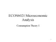 ECON6021 Microeconomic Analysis