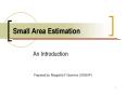 Small Area Estimation PowerPoint PPT Presentation