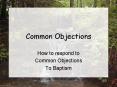 Common Objections PowerPoint PPT Presentation