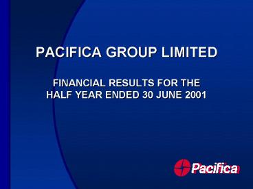 PACIFICA GROUP LIMITED